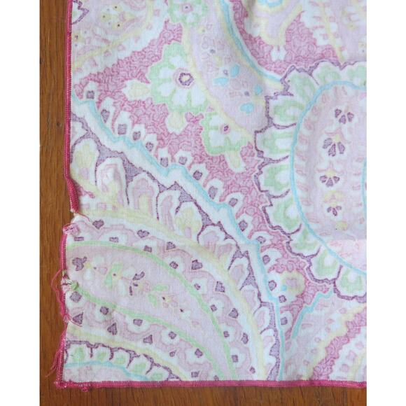 VERA BRADLEY Capri Melon Paisley Pink Set of 4 Napkins Fabric 19.5"x19.5"Retired - Picture 13 of 13